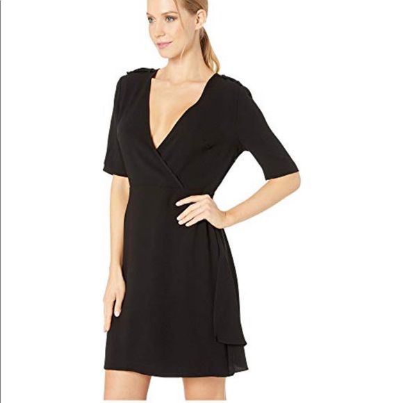 BCBGMAXAZRIA Esmerelda Wrap Front Dress - Picture 2 of 8